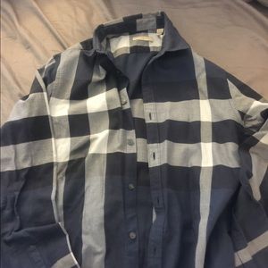 Men’s Burberry button up shirt